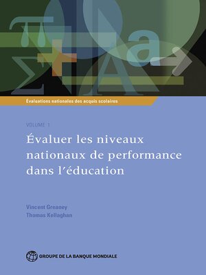 cover image of Évaluations nationales des acquis scolaires, Volume 1
